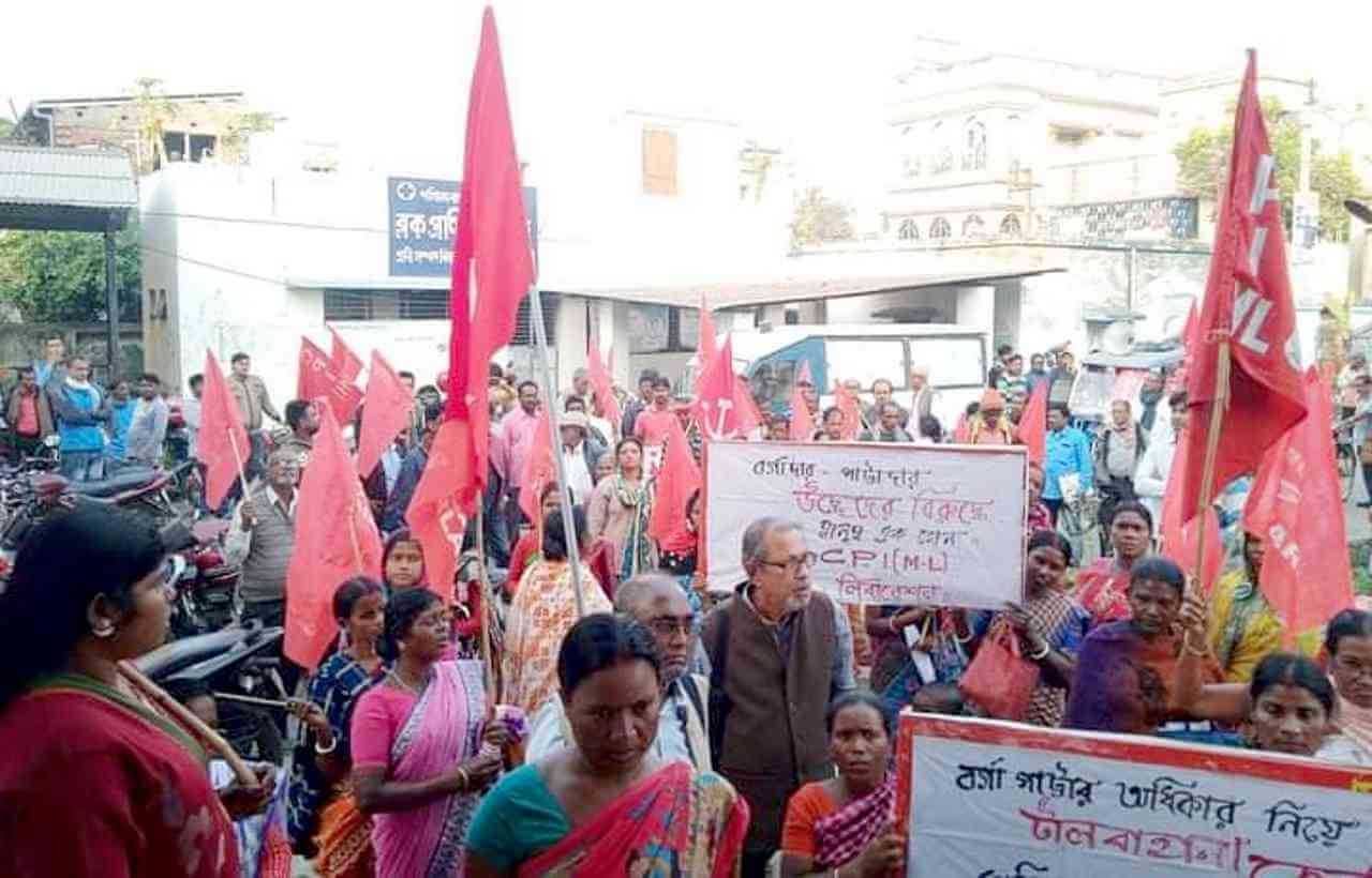 Dhanekhali riots in marches, protests