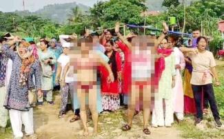 tribal-women-protest-in-silsakko-assam